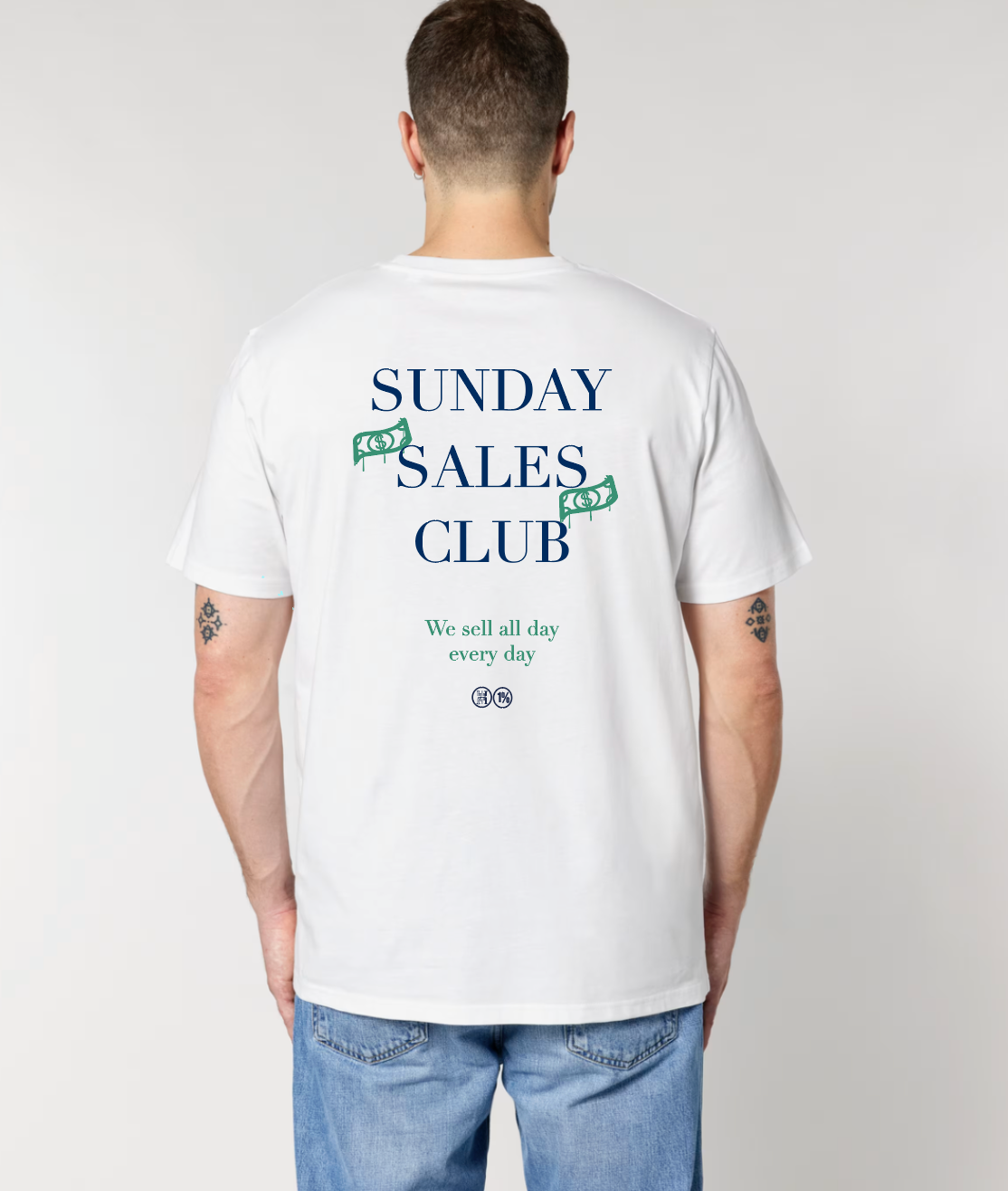T-Shirt Sunday Sales Club WHITE
