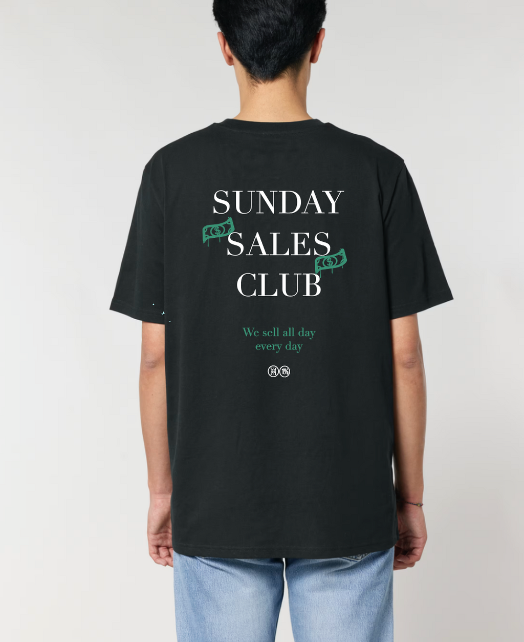 T-Shirt Sunday Sales Club BLACK