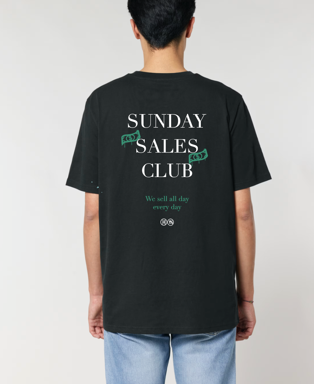T-Shirt Sunday Sales Club BLACK